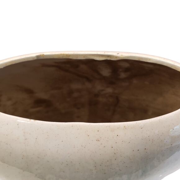 Vintage Hand Painted Bamboo Vase Signed 1984 Rare Vintage Vase Clay Pottery - Picture 10 of 15